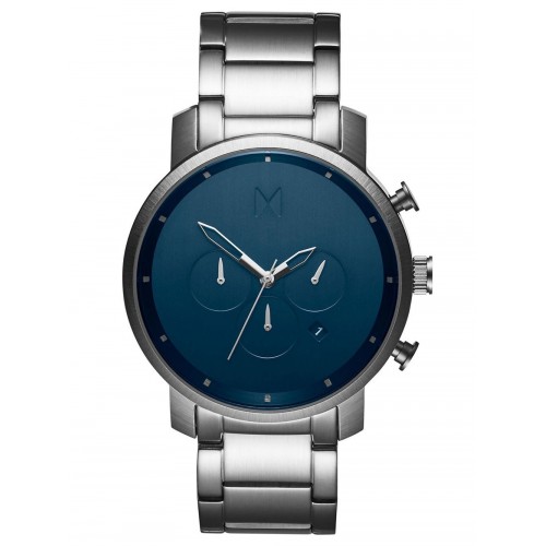MVMT MC01-SBLU Chrono Midnight Silver 45mm 10ATM
